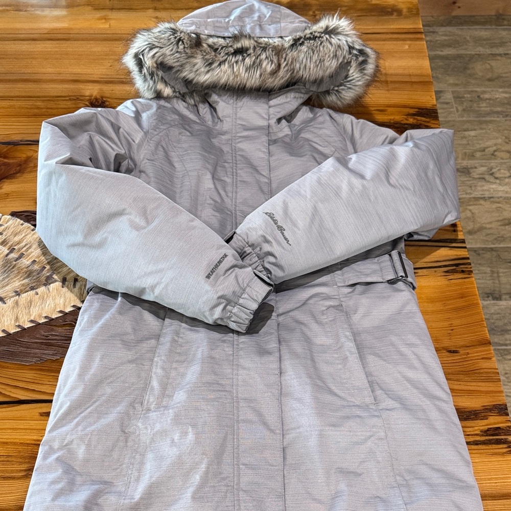Eddie Bauer Stadium Parka Hooded with Faux Fur (removable)